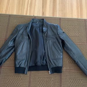 Gorgeous black Balenciaga leather jacket